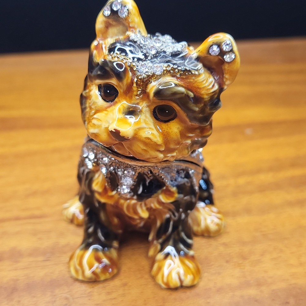 Yorkie Trinket Box